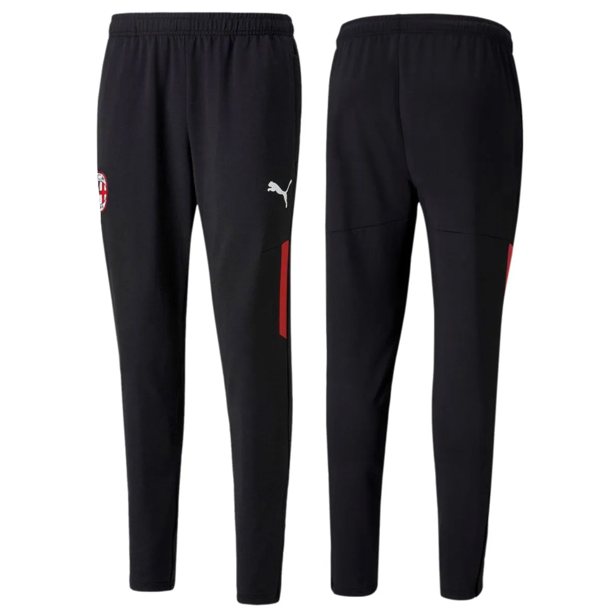 AC Milan soccer black training bench tracksuit 2021/22 - Puma