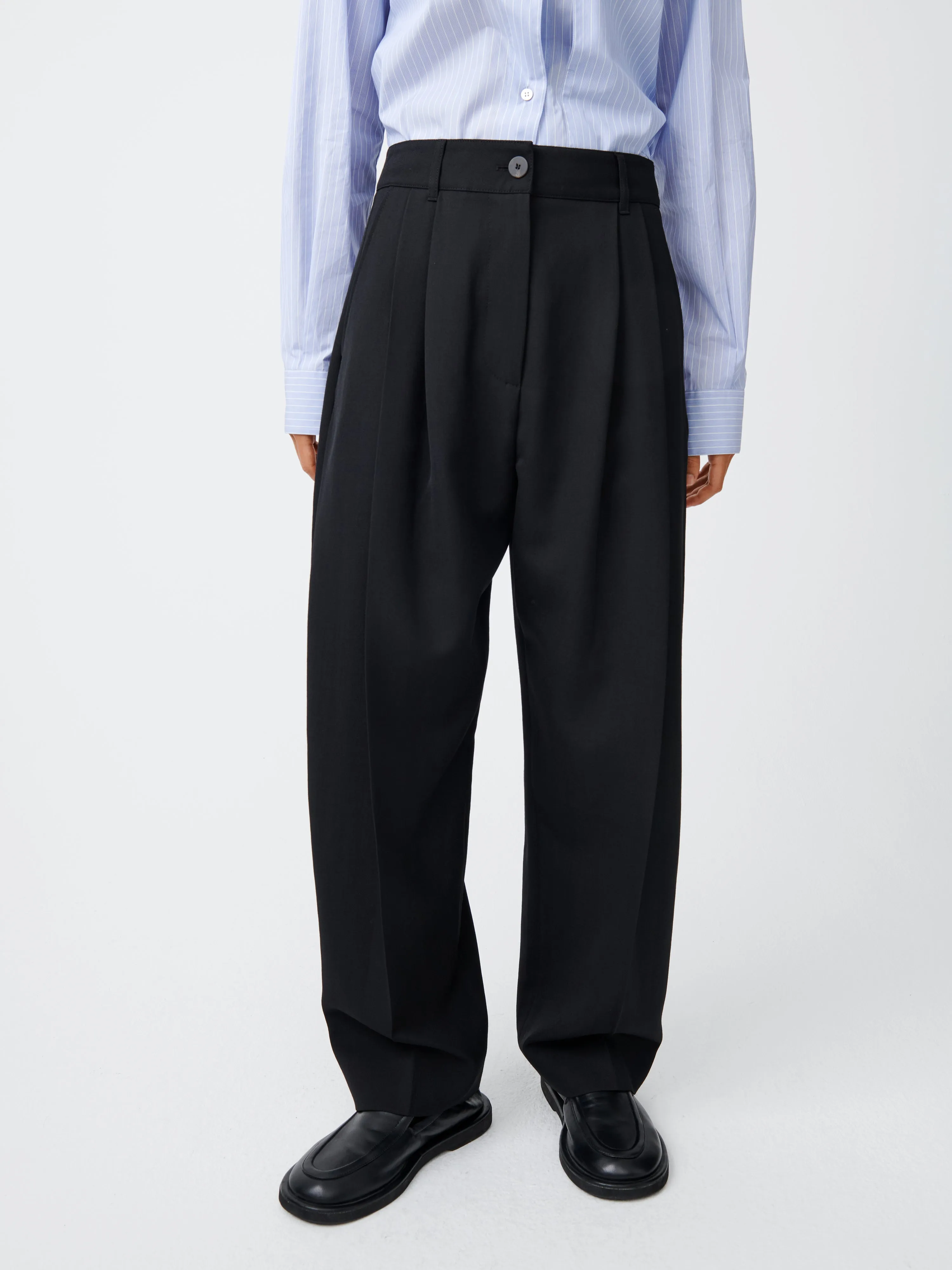 Acuna Wool Pant in Black