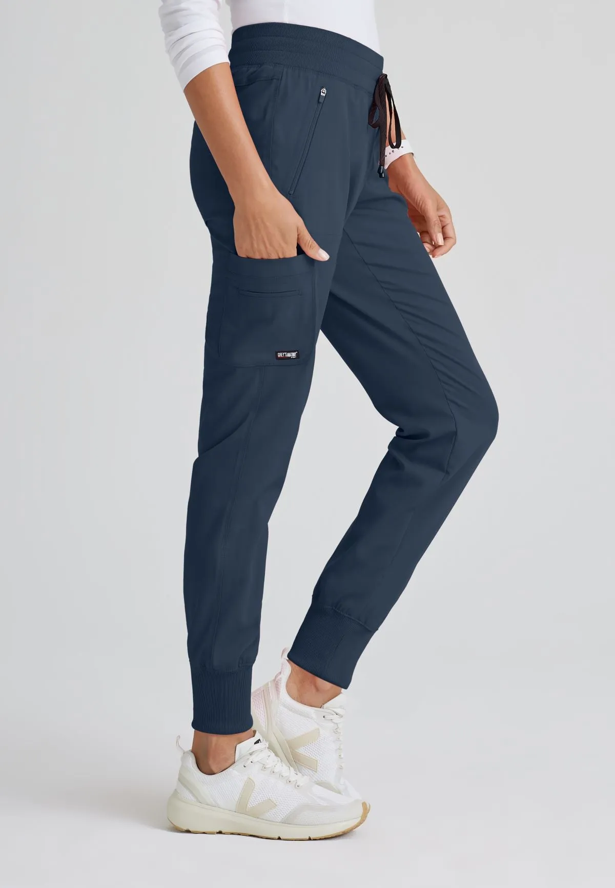 Barco Grey's Anatomy  SpandexStretch GRSP537 Eden Jogger Pant- PETITE