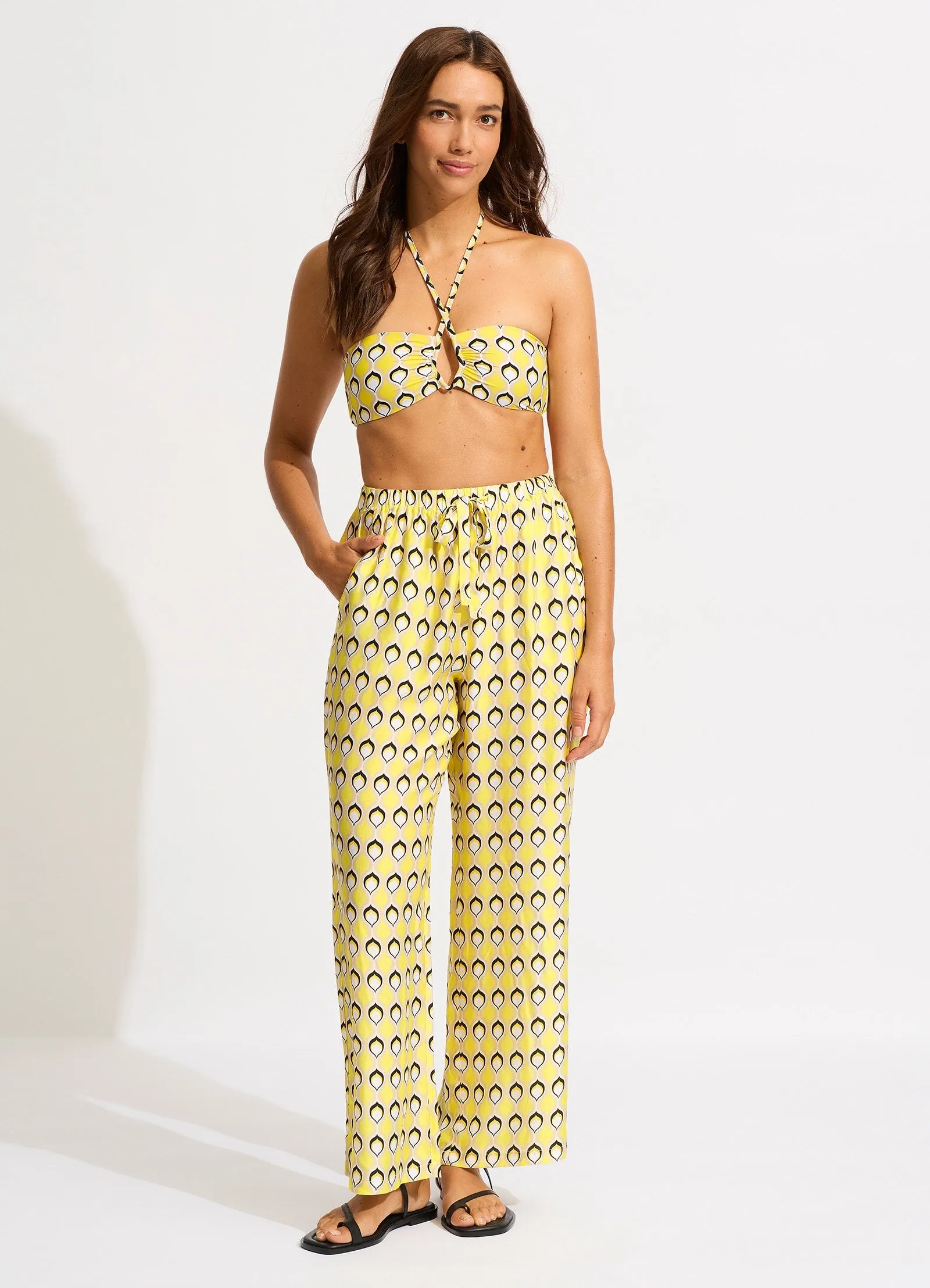 Birds Of Paradise Pant - Citron