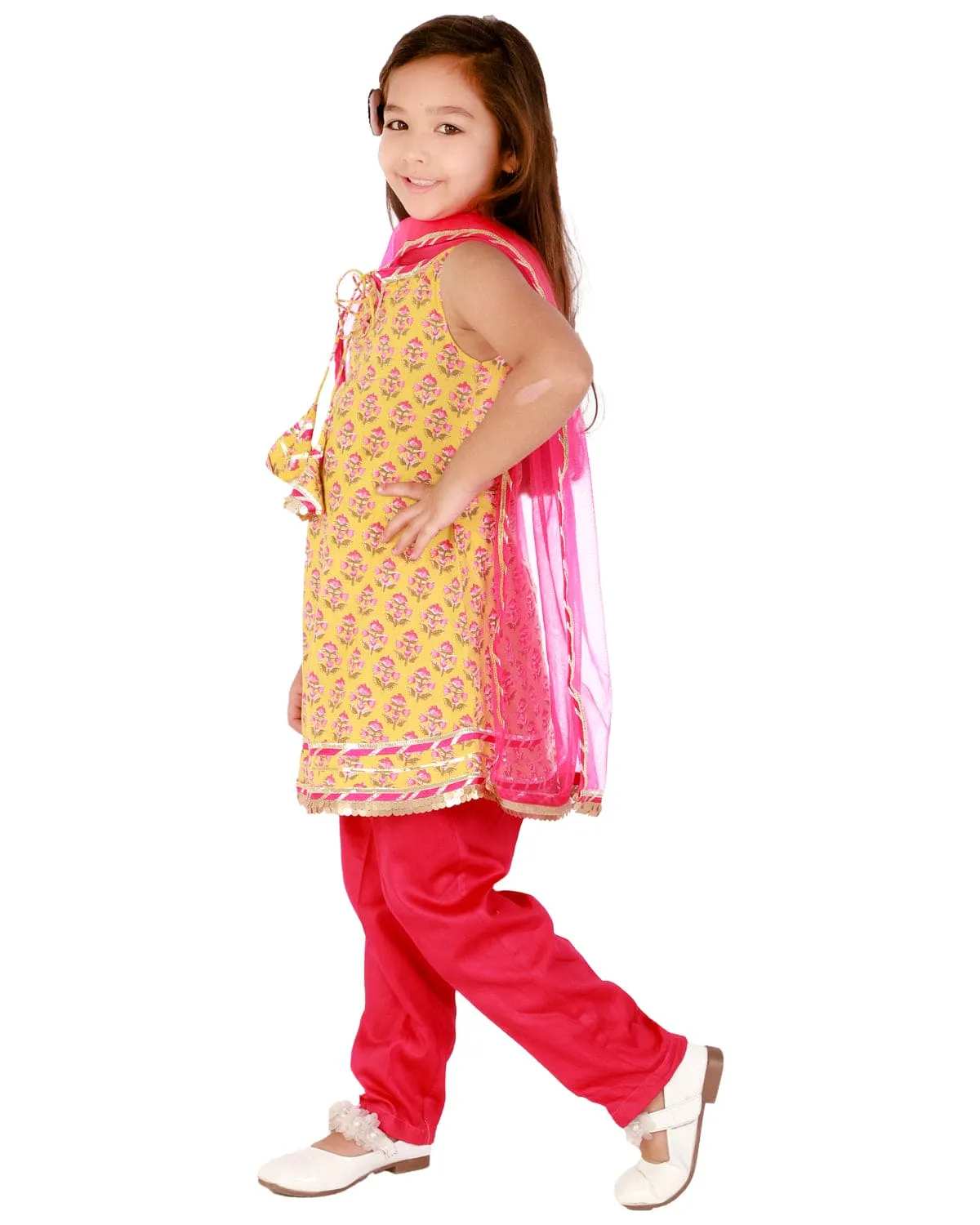 Block Print Kurta with Pants