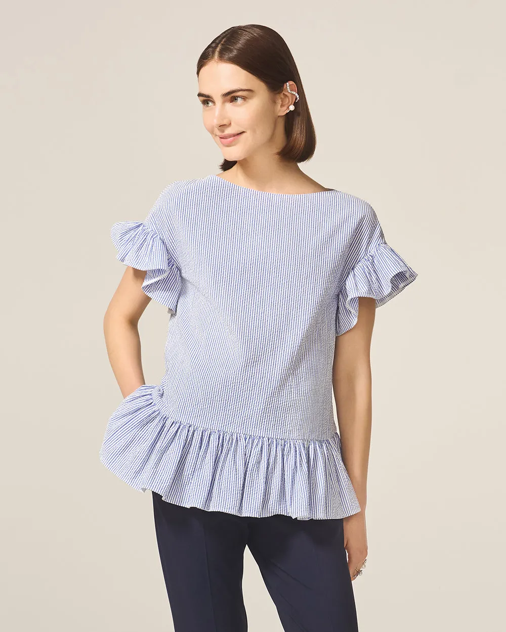 Blue Hampton Top