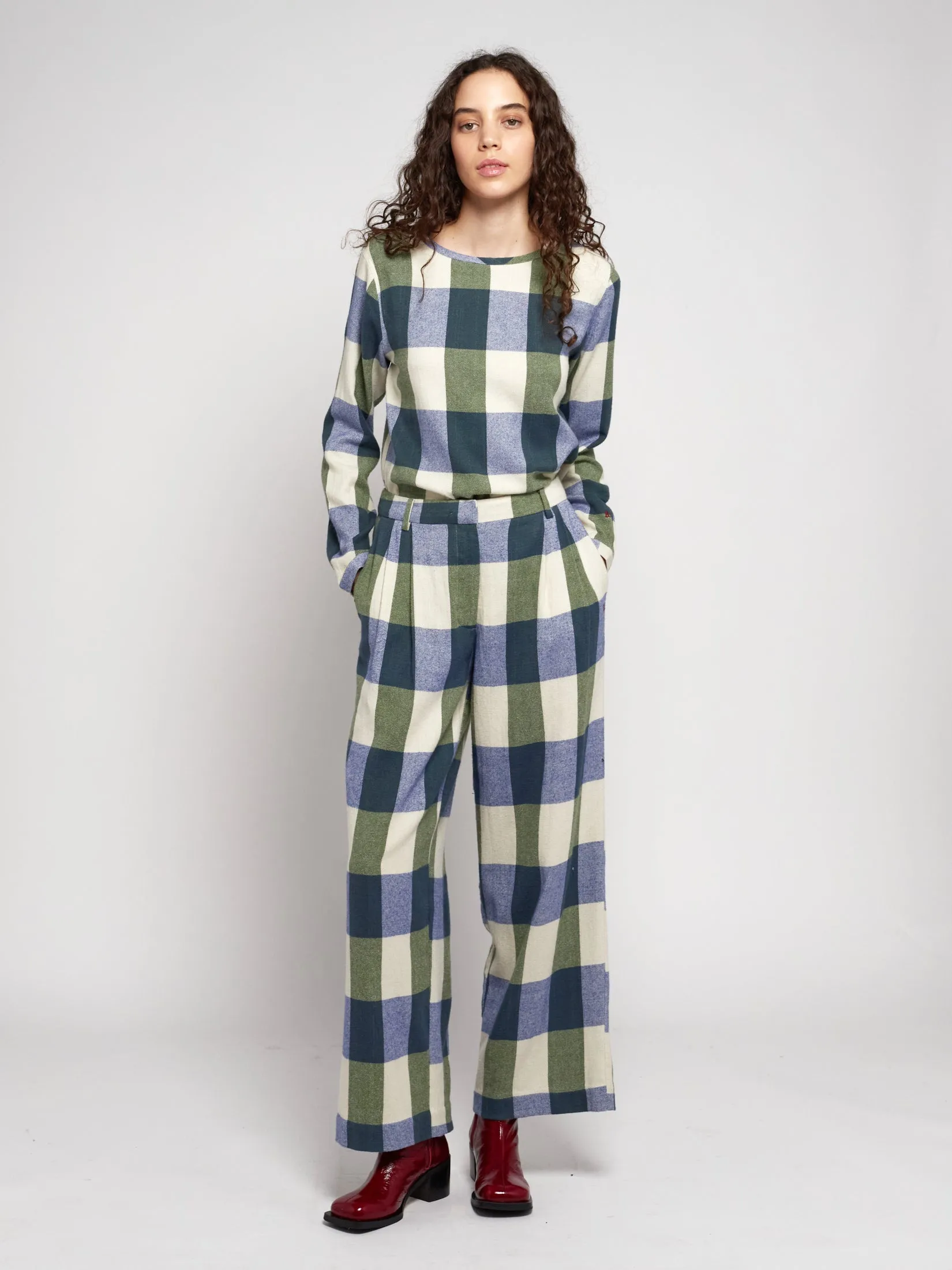 Bobo Choses WOMAN | Plaid Check tailoring pants