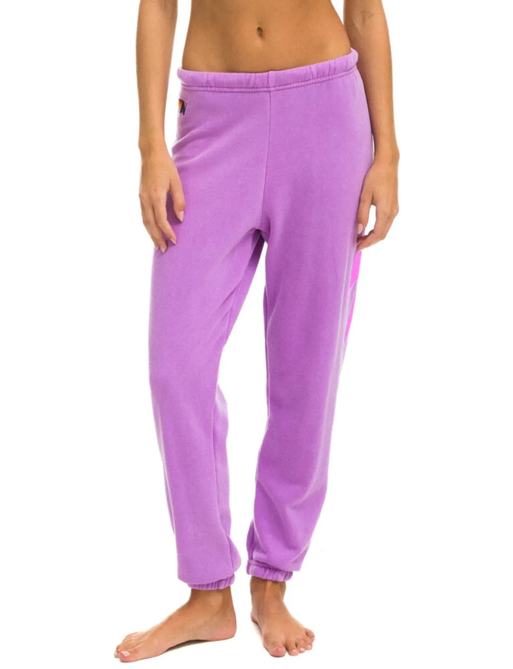 Bolt Womens Sweatpants, Neon Purple/Neon Pink