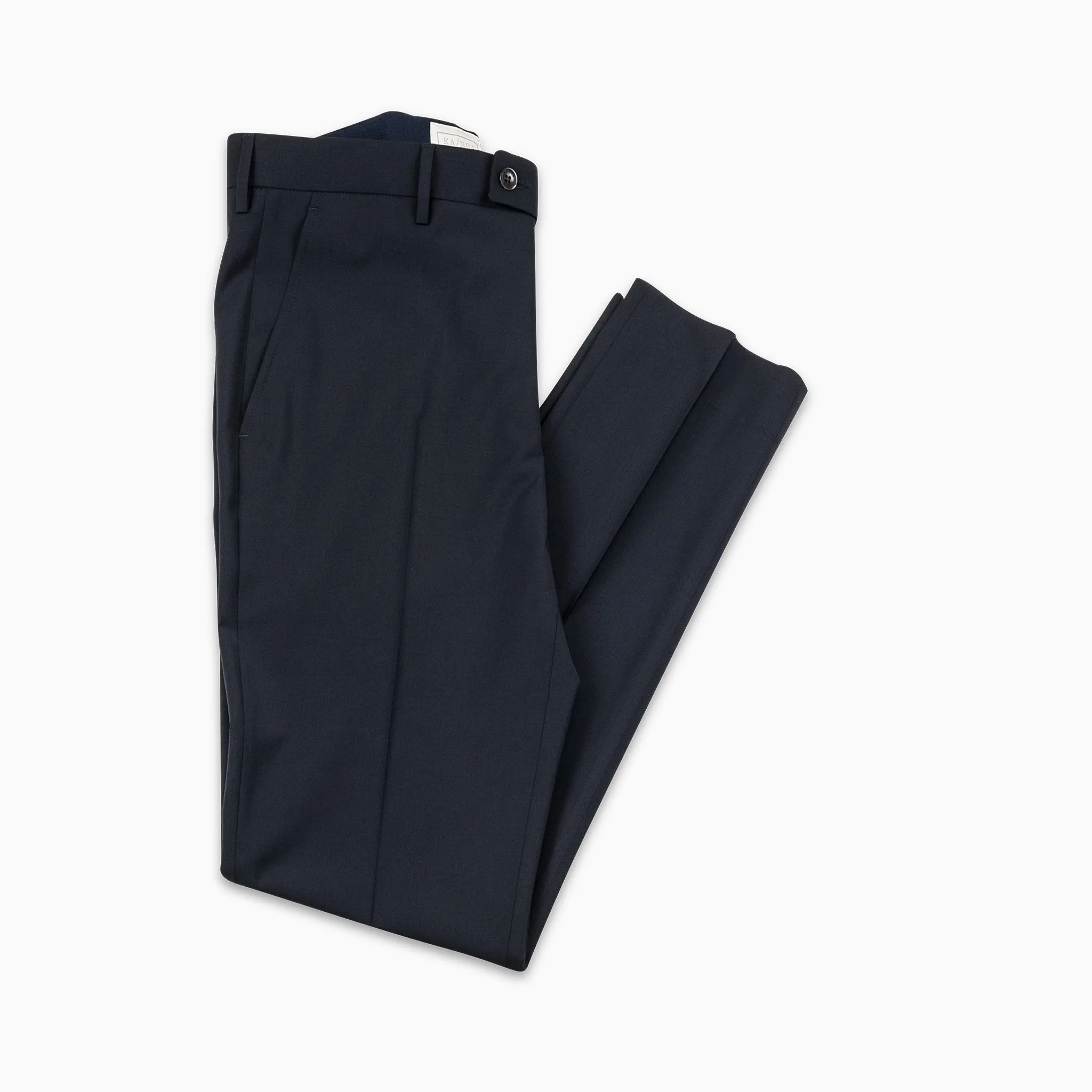 Boris Chino Pants Stretch Light Wool (dark blue)