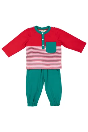 Boys Casual Christmas Jogger Set