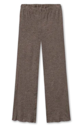 By Basics - Merino Wool Pants Earth Melange