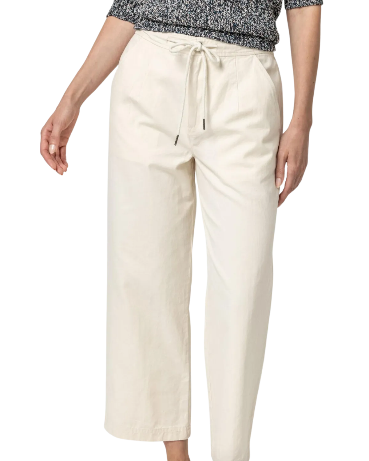 Canvas Drawstring Pant (Ecru)