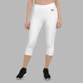 Capri Leggings - White