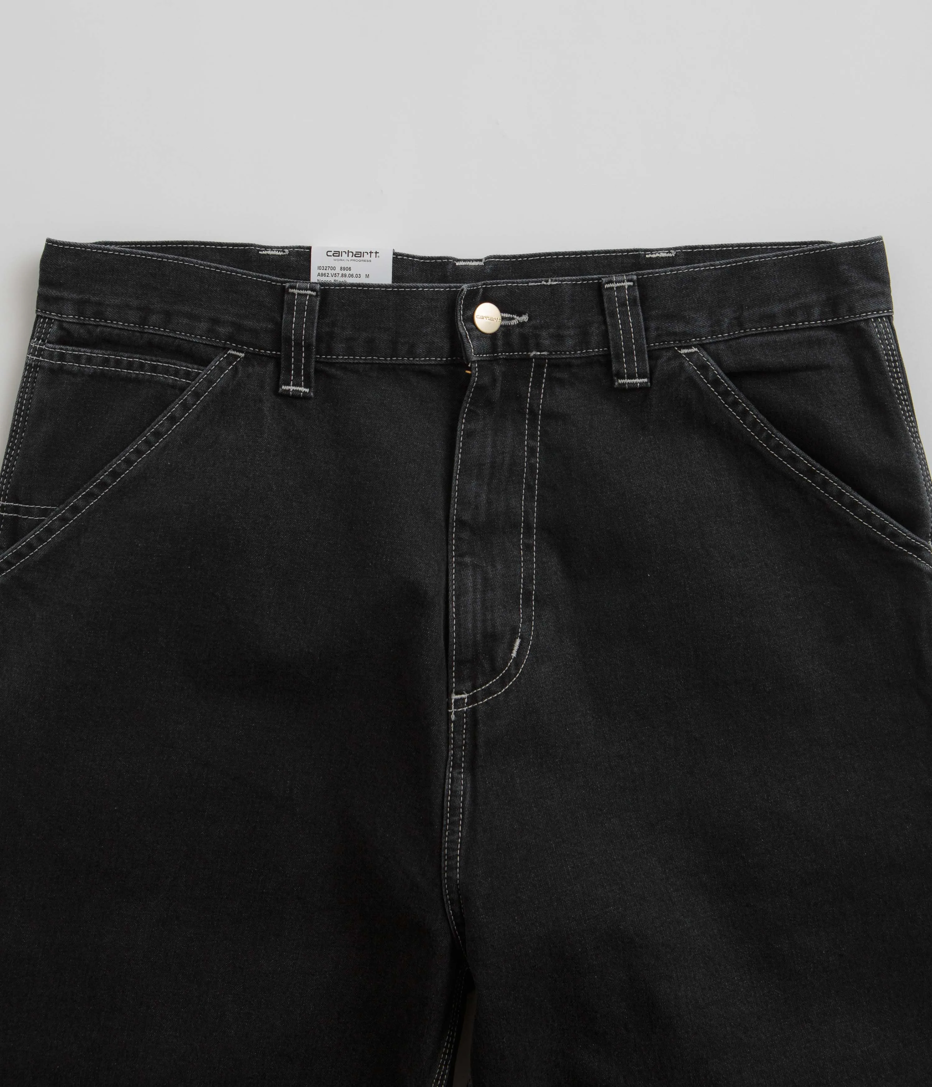 Carhartt OG Single Knee Pants - Stone Washed Black