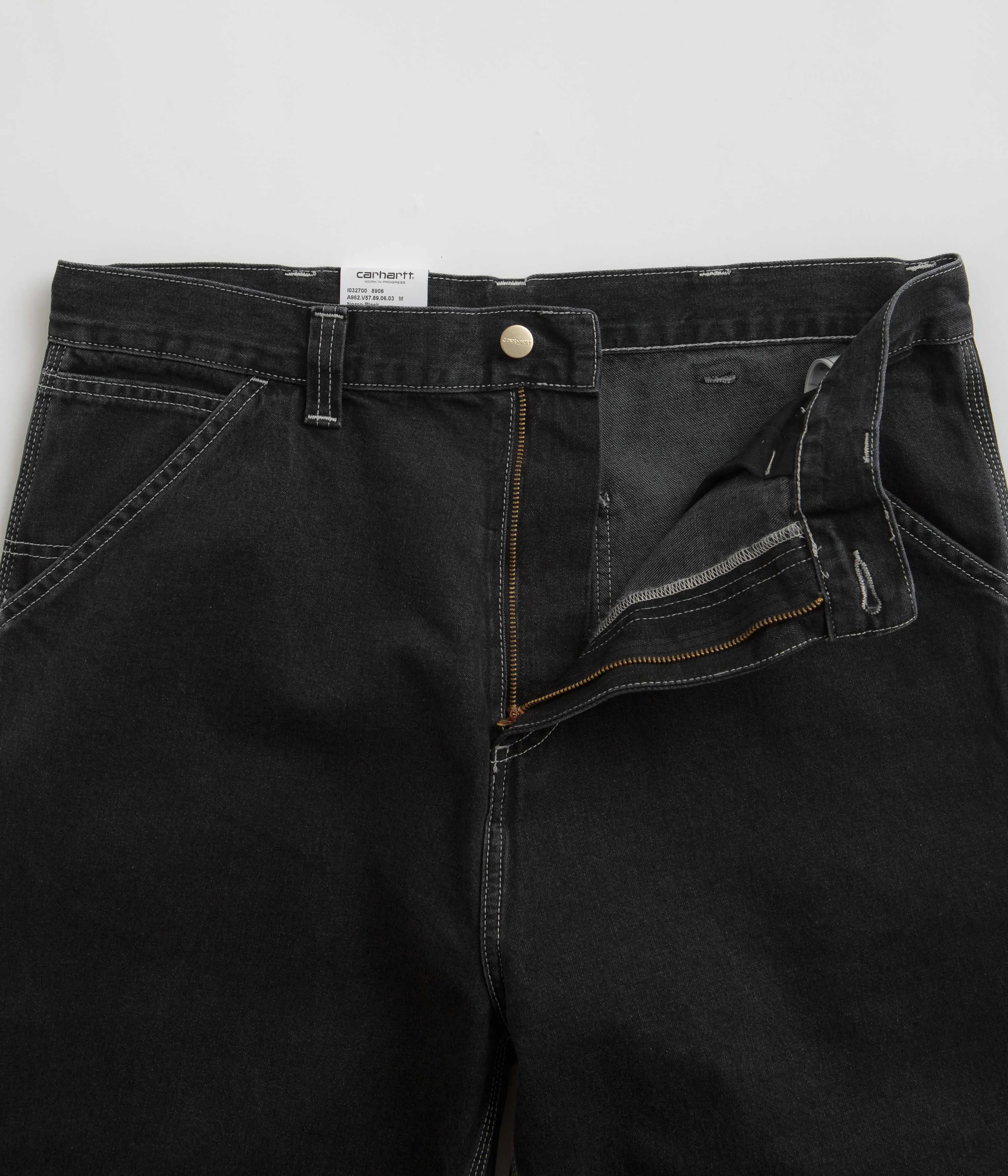 Carhartt OG Single Knee Pants - Stone Washed Black