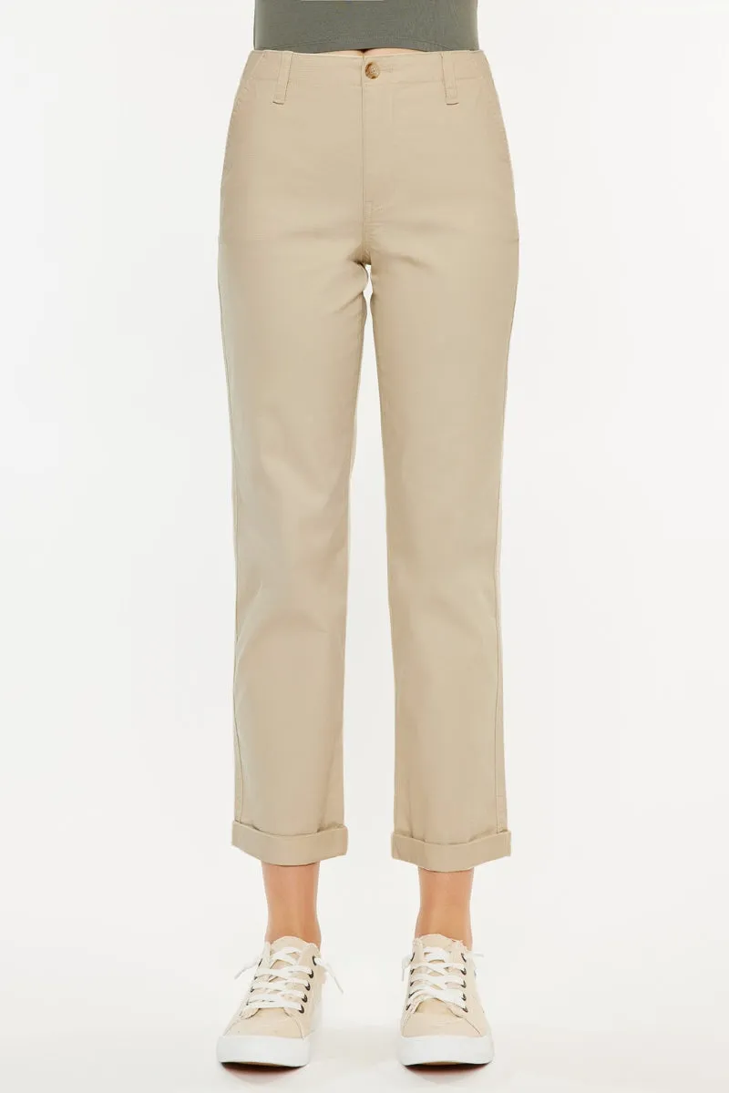 Carol High Rise Slim Chino