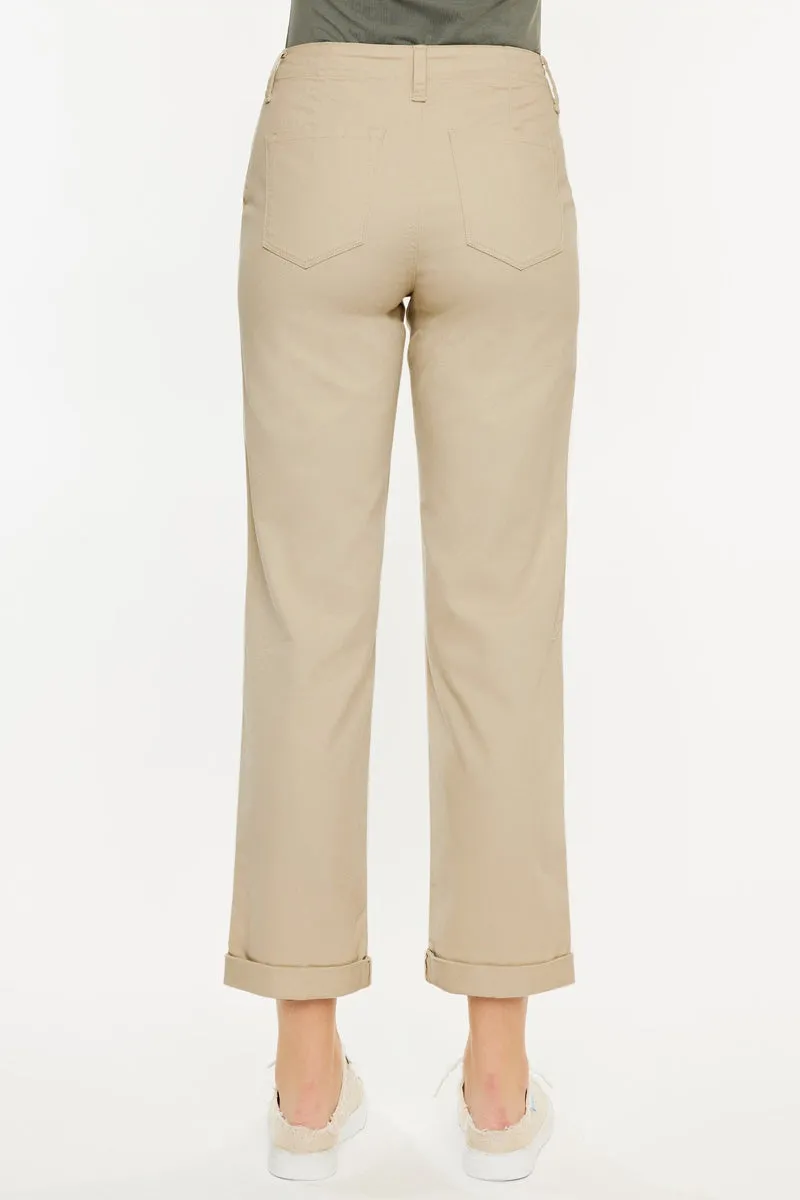 Carol High Rise Slim Chino