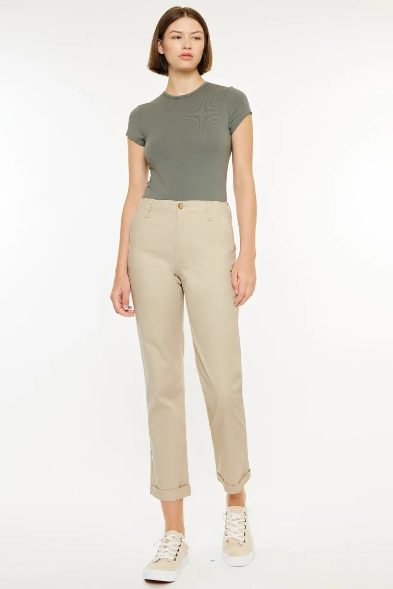 Carol High Rise Slim Chino