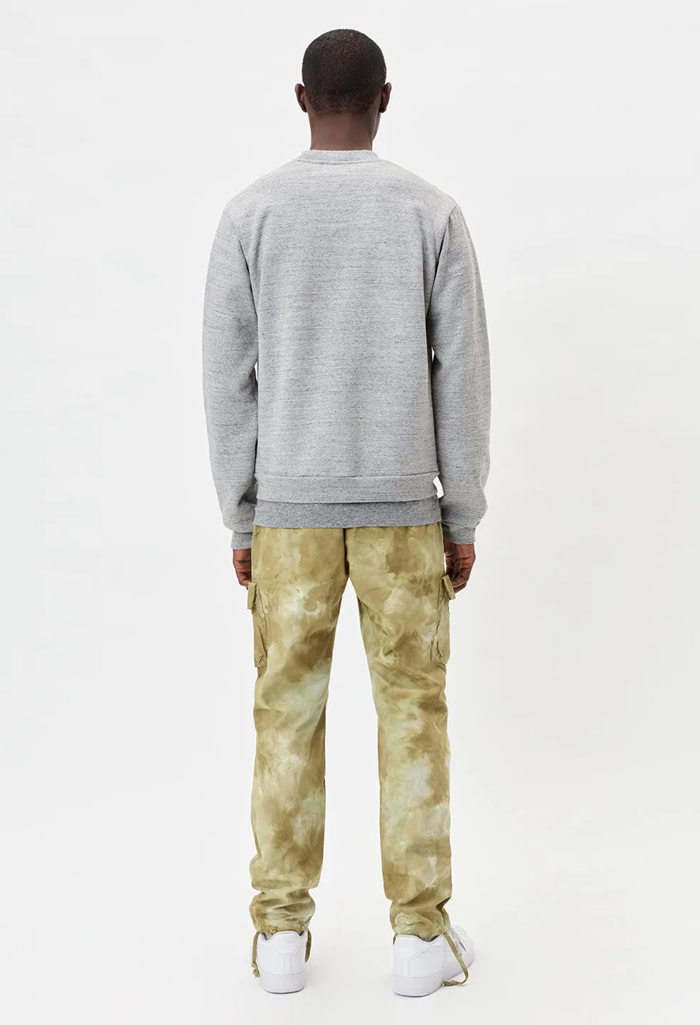 Cashmere Fleece Beach Crew / Heather Grey