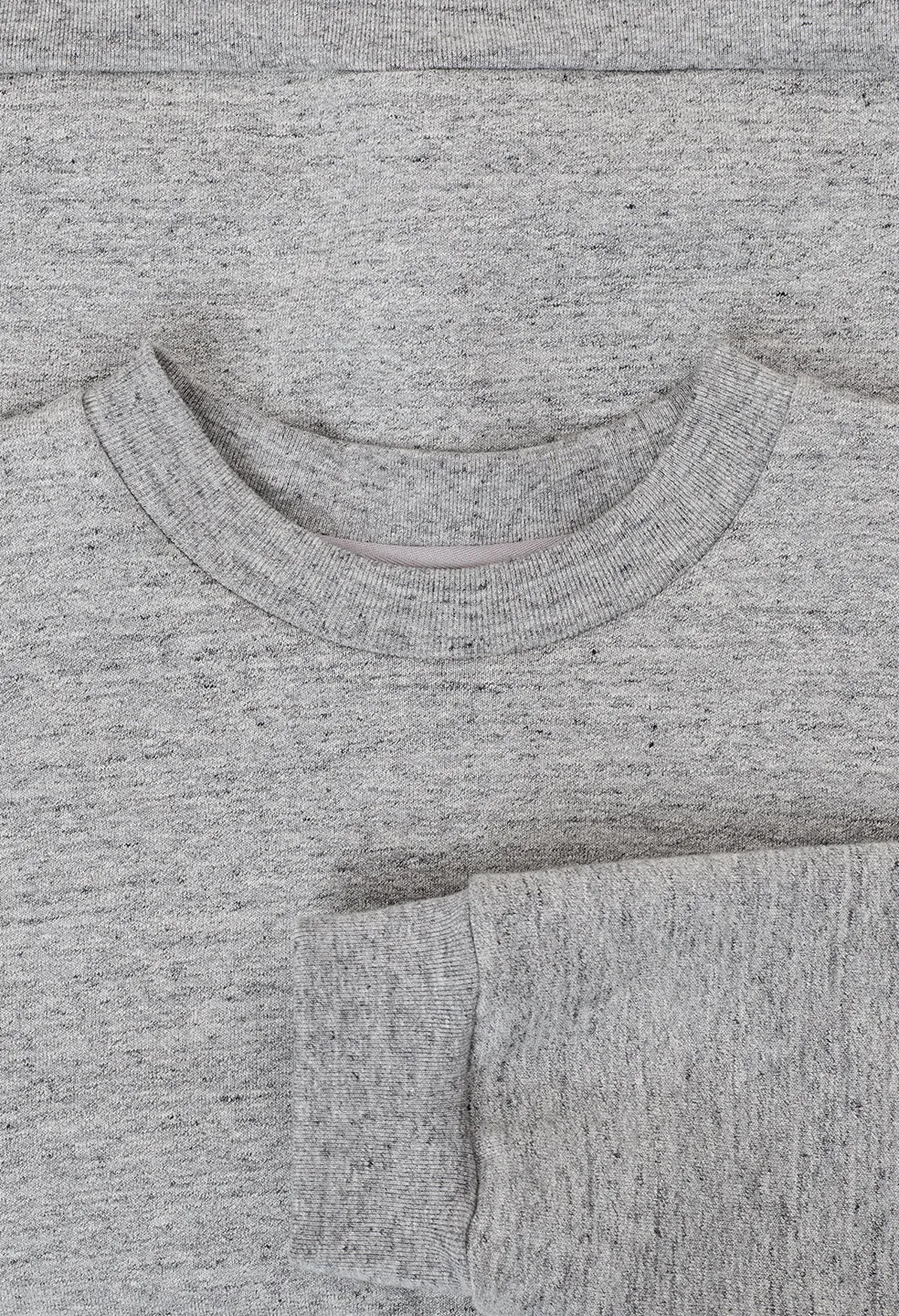 Cashmere Fleece Beach Crew / Heather Grey