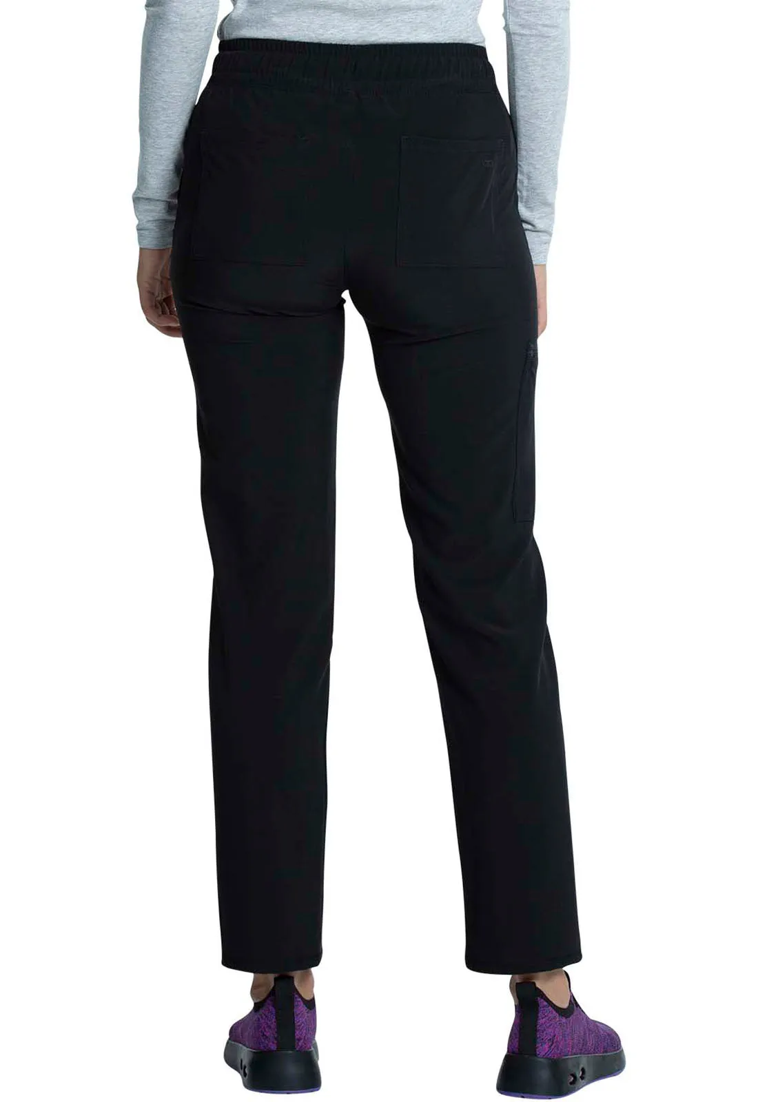 Cherokee Allura CKA184 Mid Rise Drawstring Cargo Pant