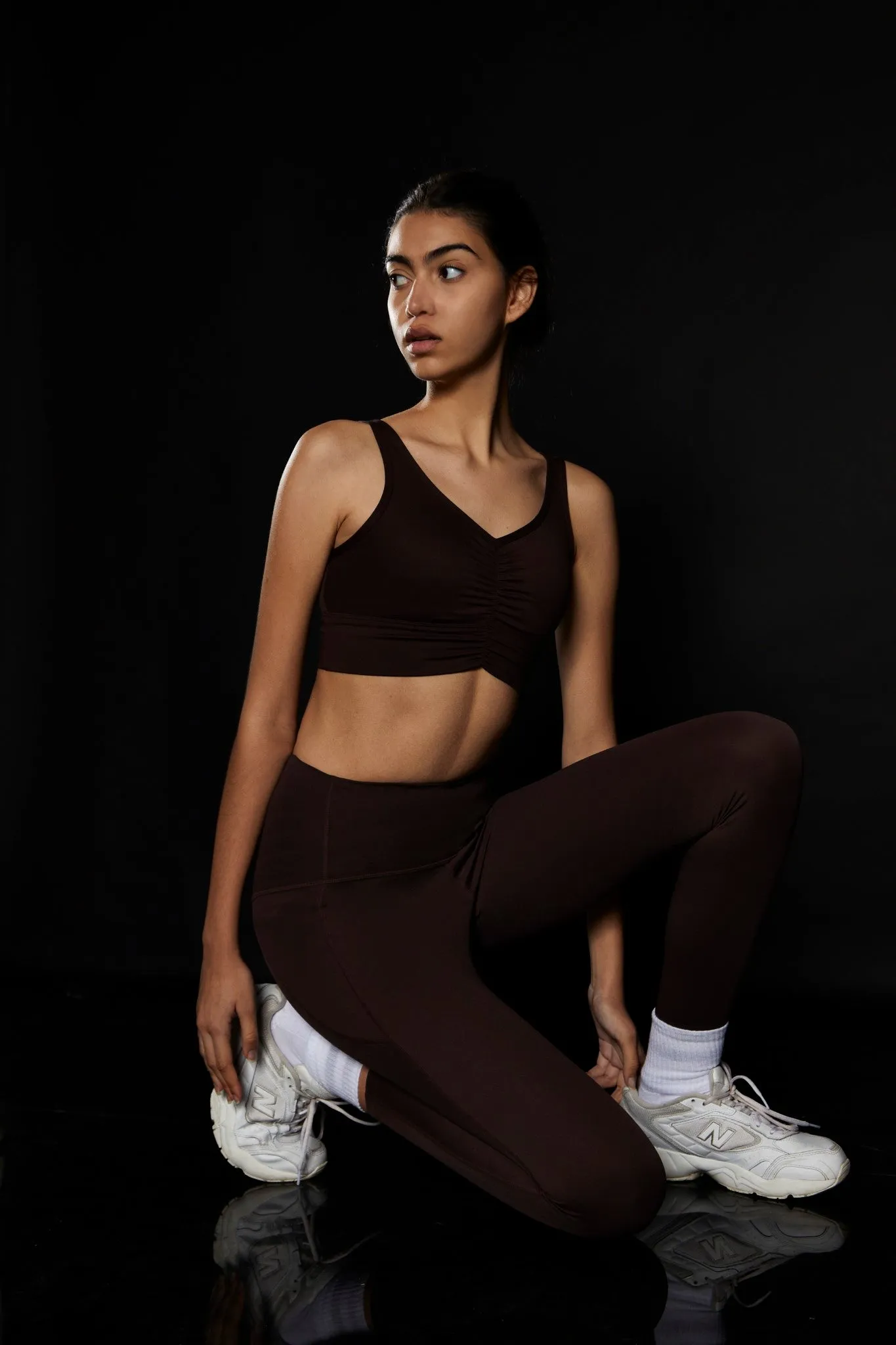 Chocolate High Waisted Gym Leggings