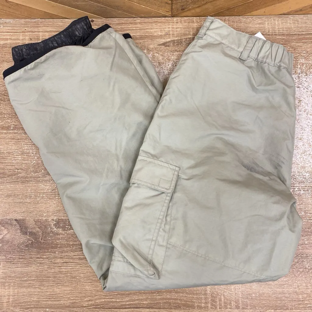 Columbia- shell ski pants- MSRP $ 119: Grey-women-LG