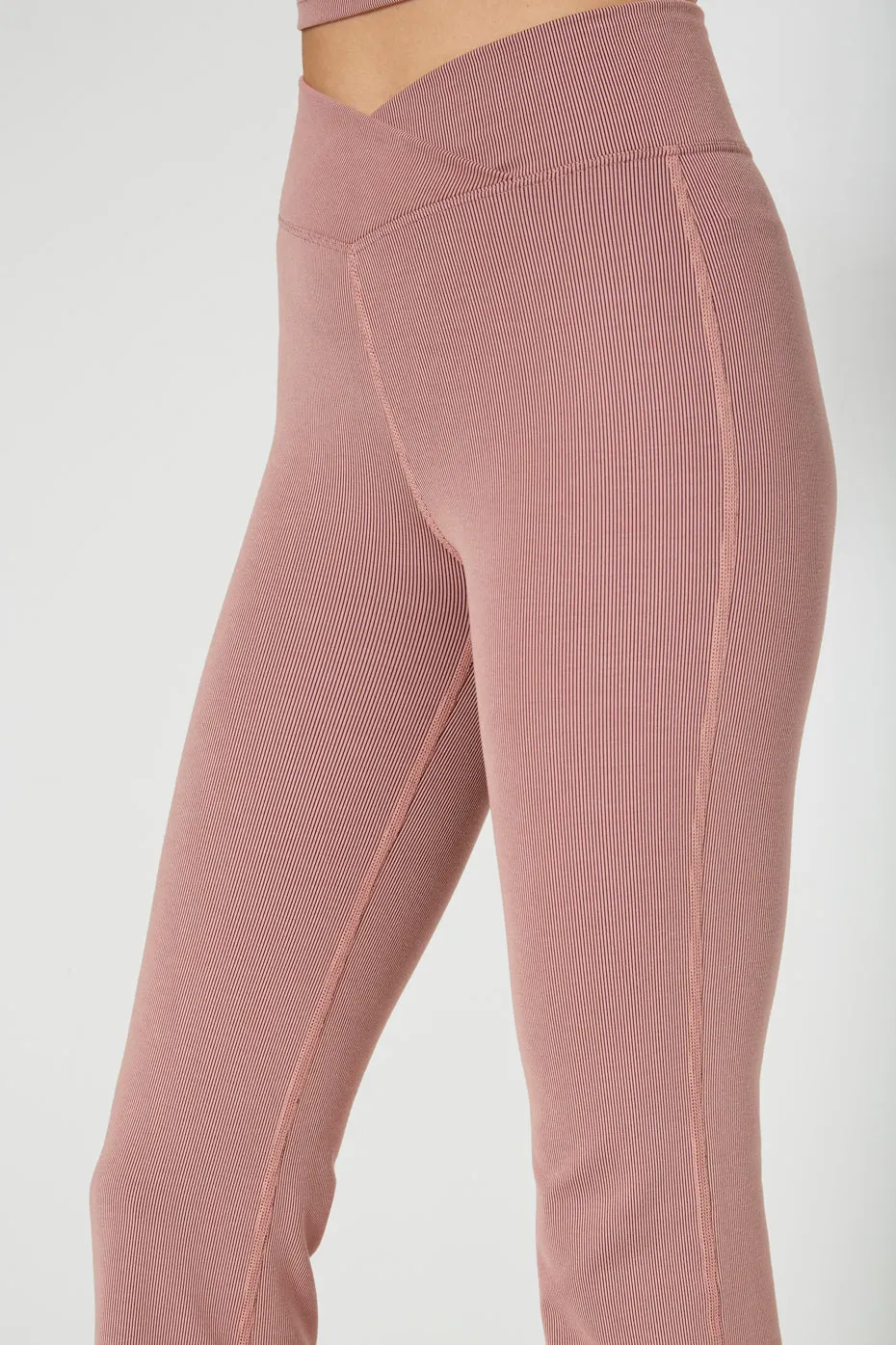 Cross Front Flare Leggings