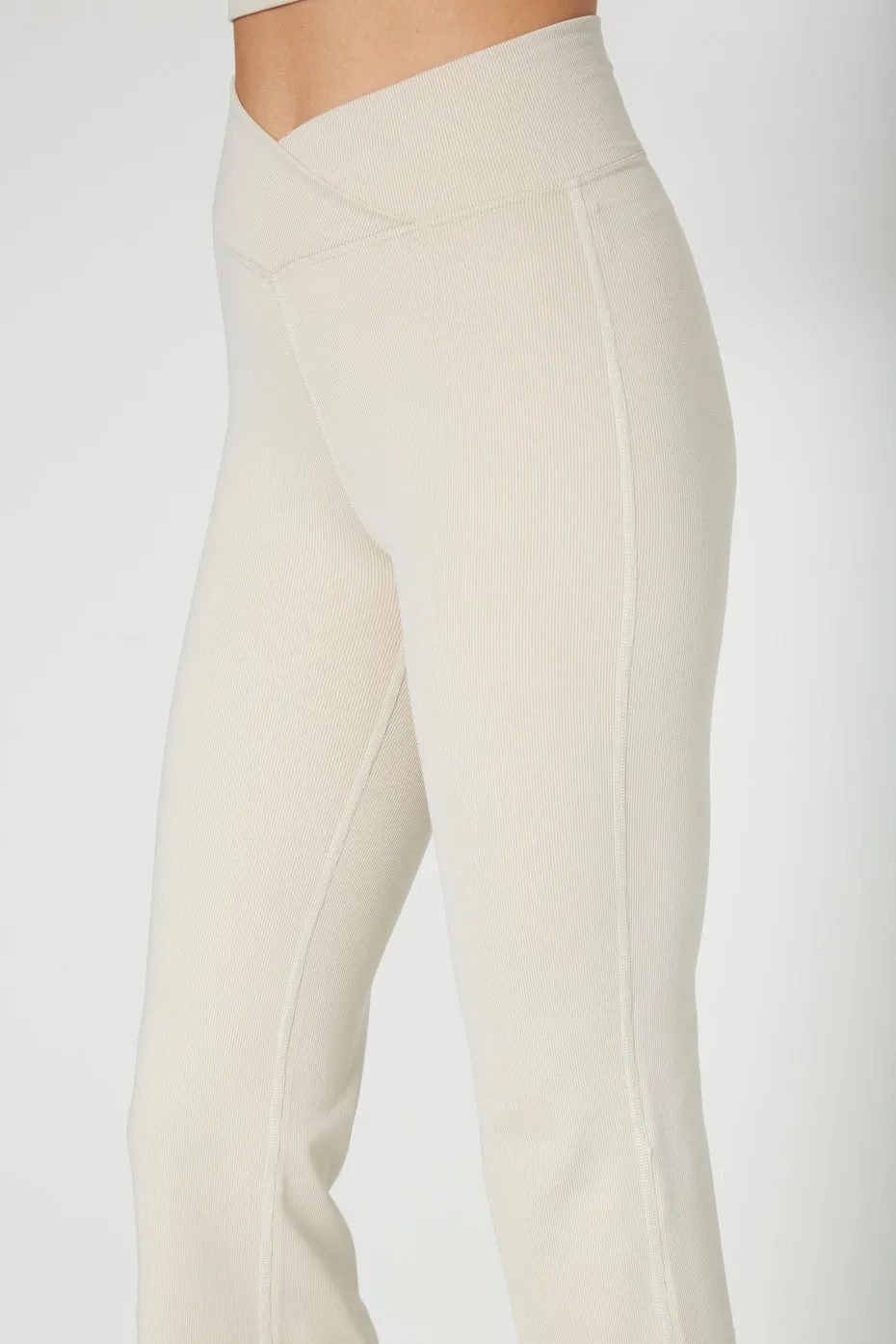 Cross Front Flare Leggings