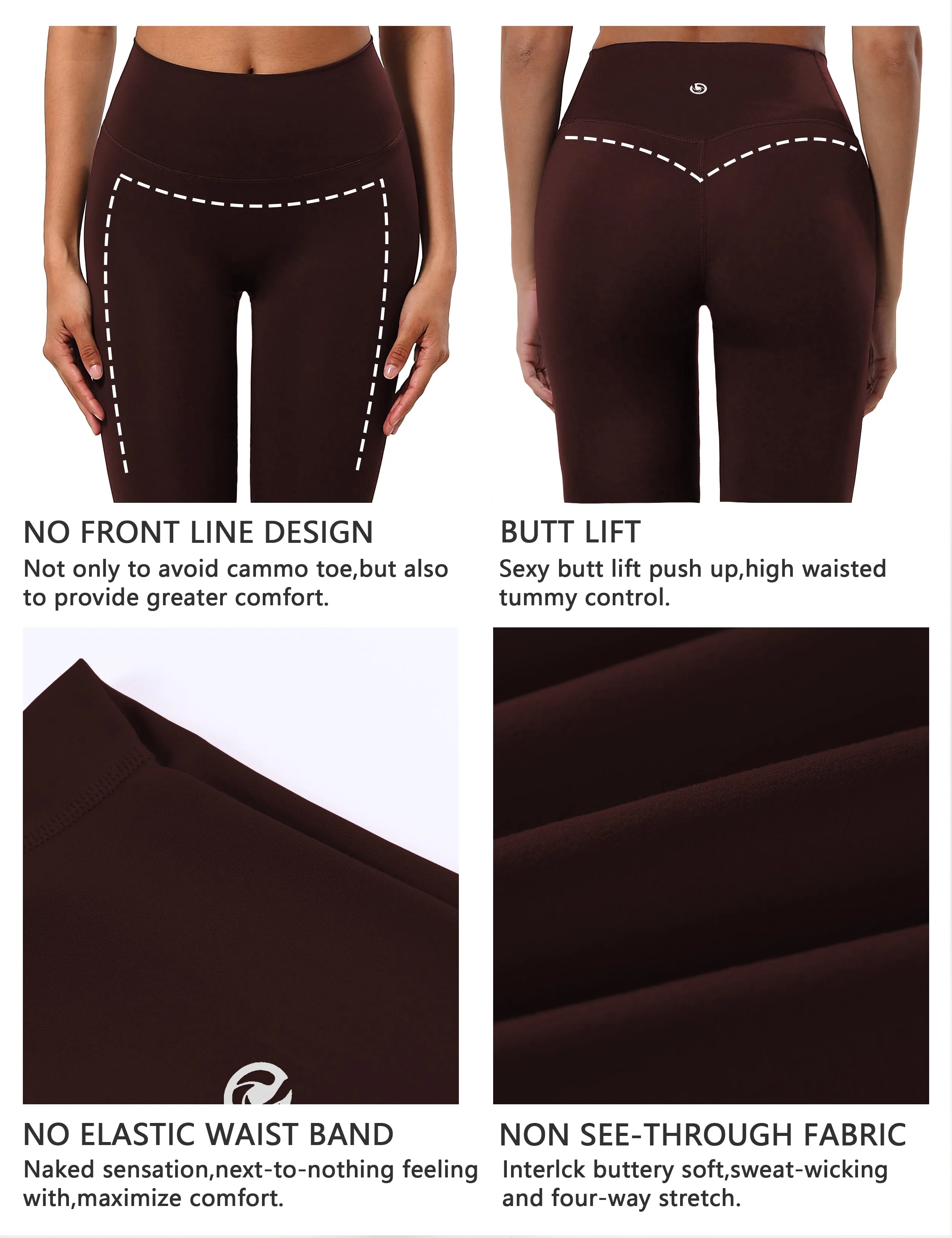 Crotch Seamless yogastudio Pants mahoganymaroon_yogastudio