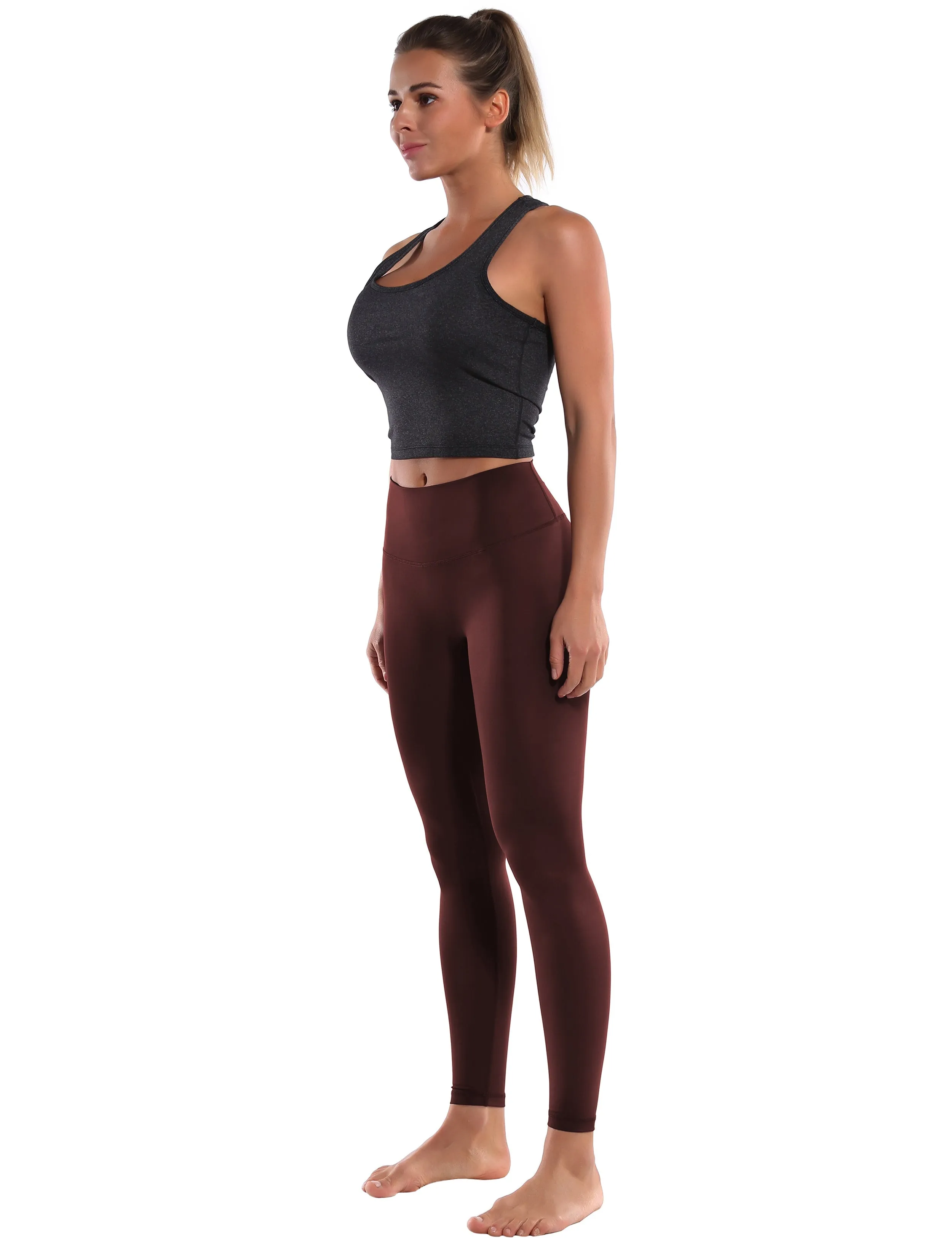 Crotch Seamless yogastudio Pants mahoganymaroon_yogastudio