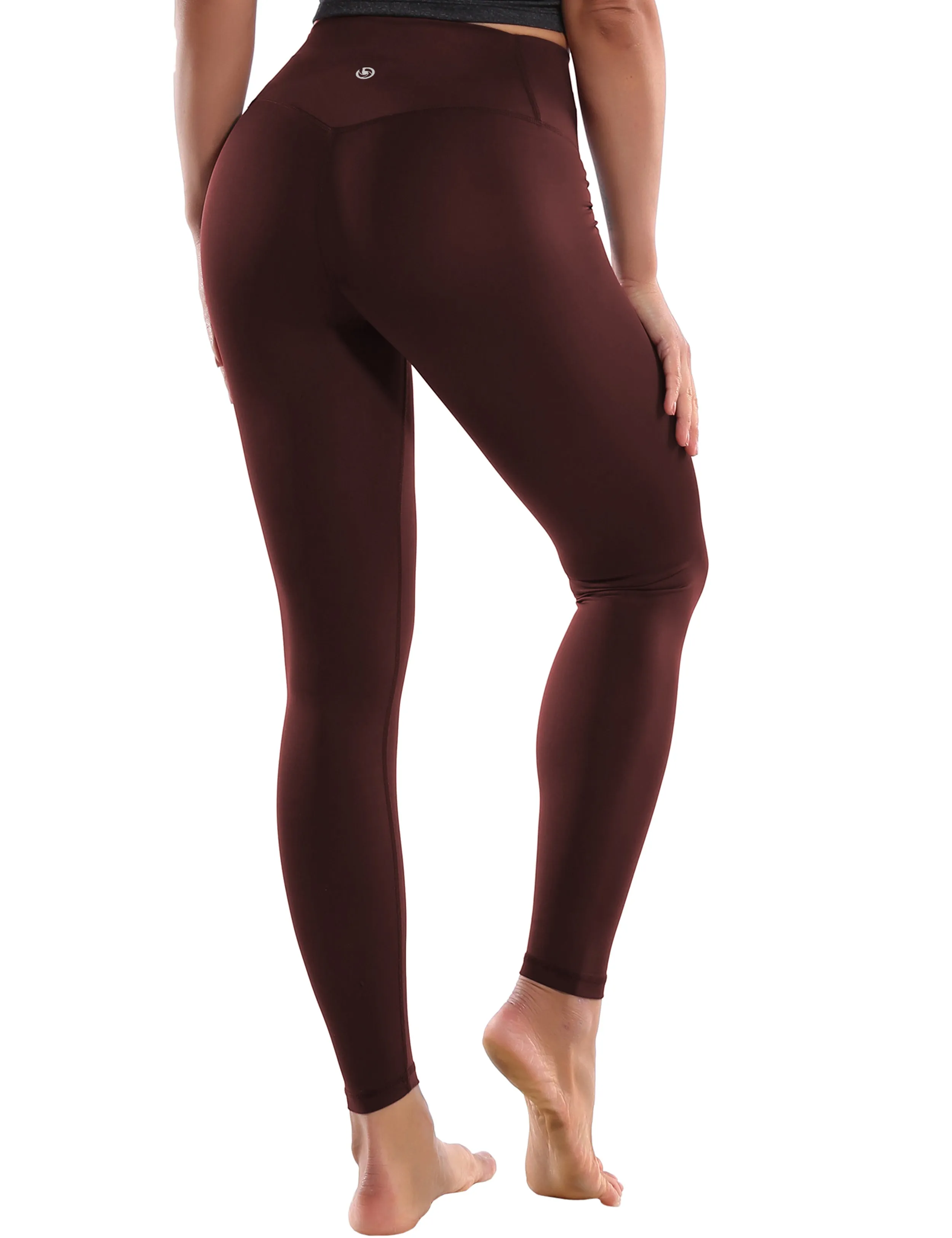 Crotch Seamless yogastudio Pants mahoganymaroon_yogastudio