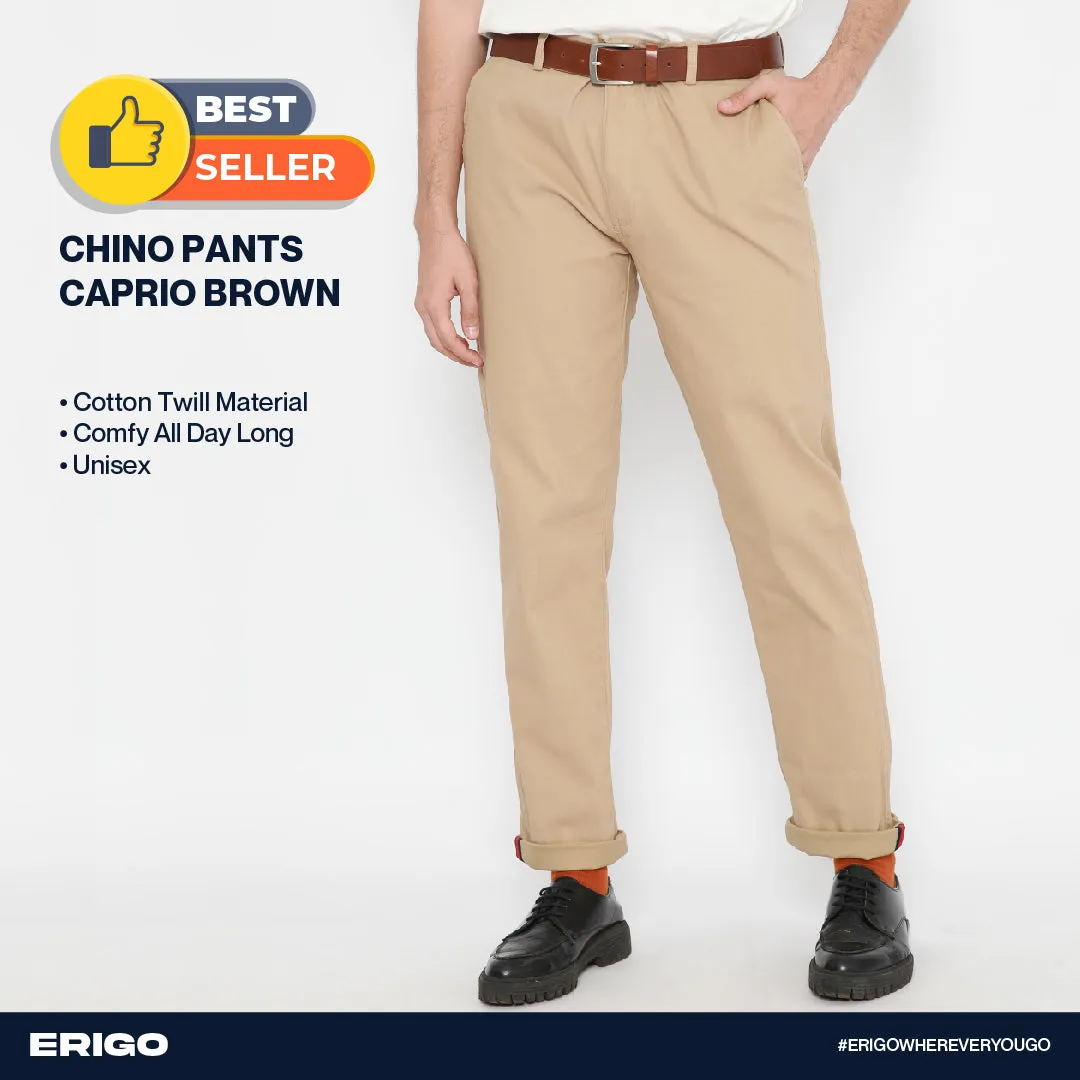 Erigo Chino Pants Caprio Brown