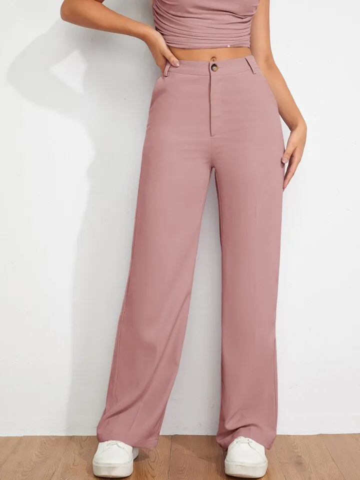 Everyday Straight leg High Waist Pants