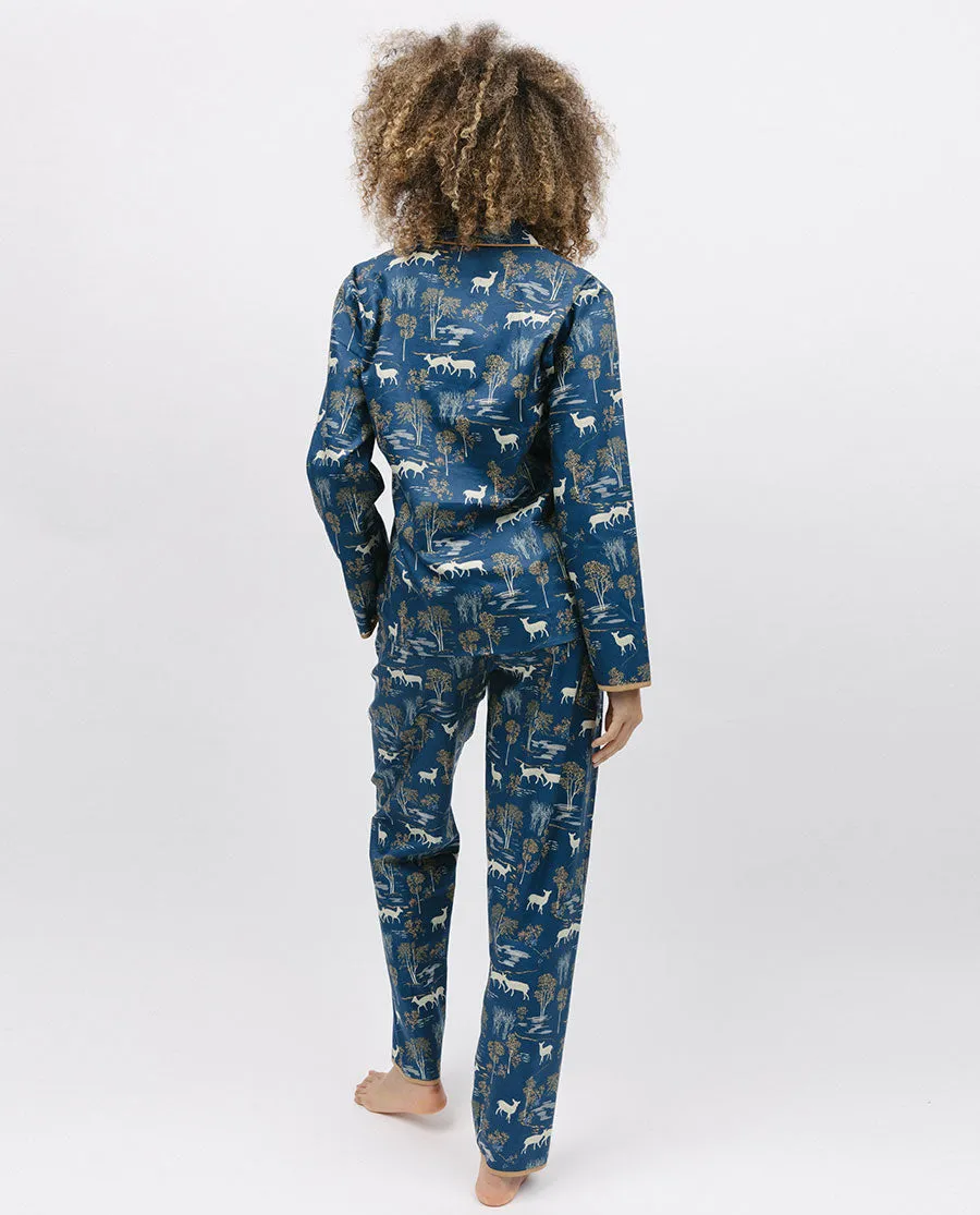 Fawn Woodland Print Pyjama Bottoms