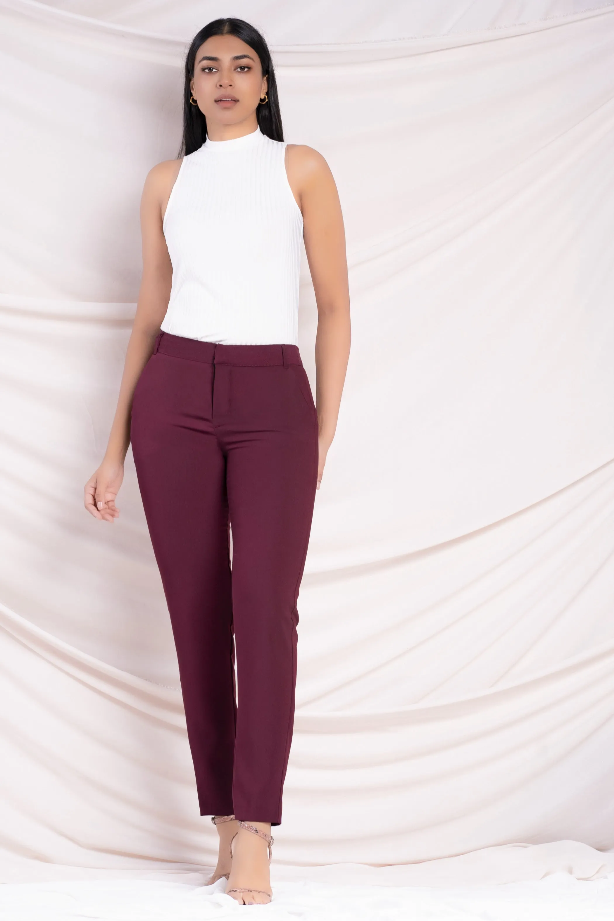 Front Hook Straight Cut Pant