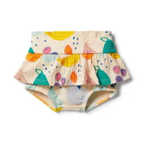 Fruit Loop Crinkle Ruffle Nappy Pant