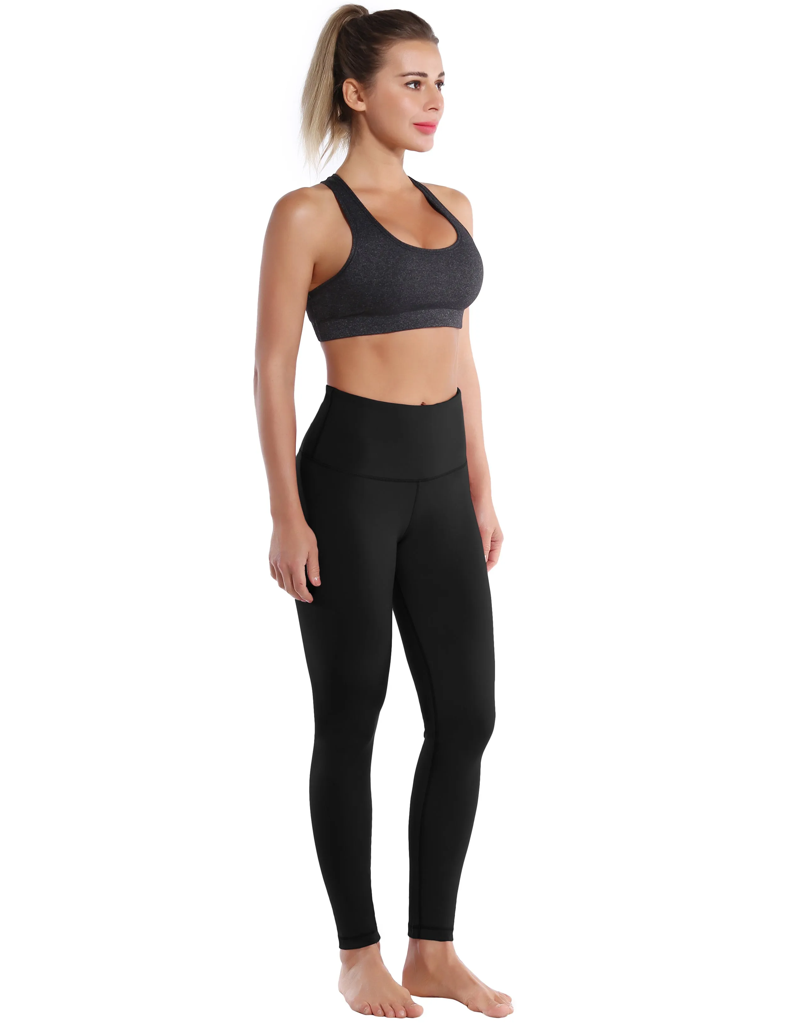 High Waist Yoga Pants black