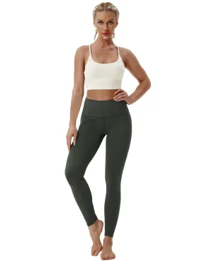 High Waist Yoga Pants olivegray