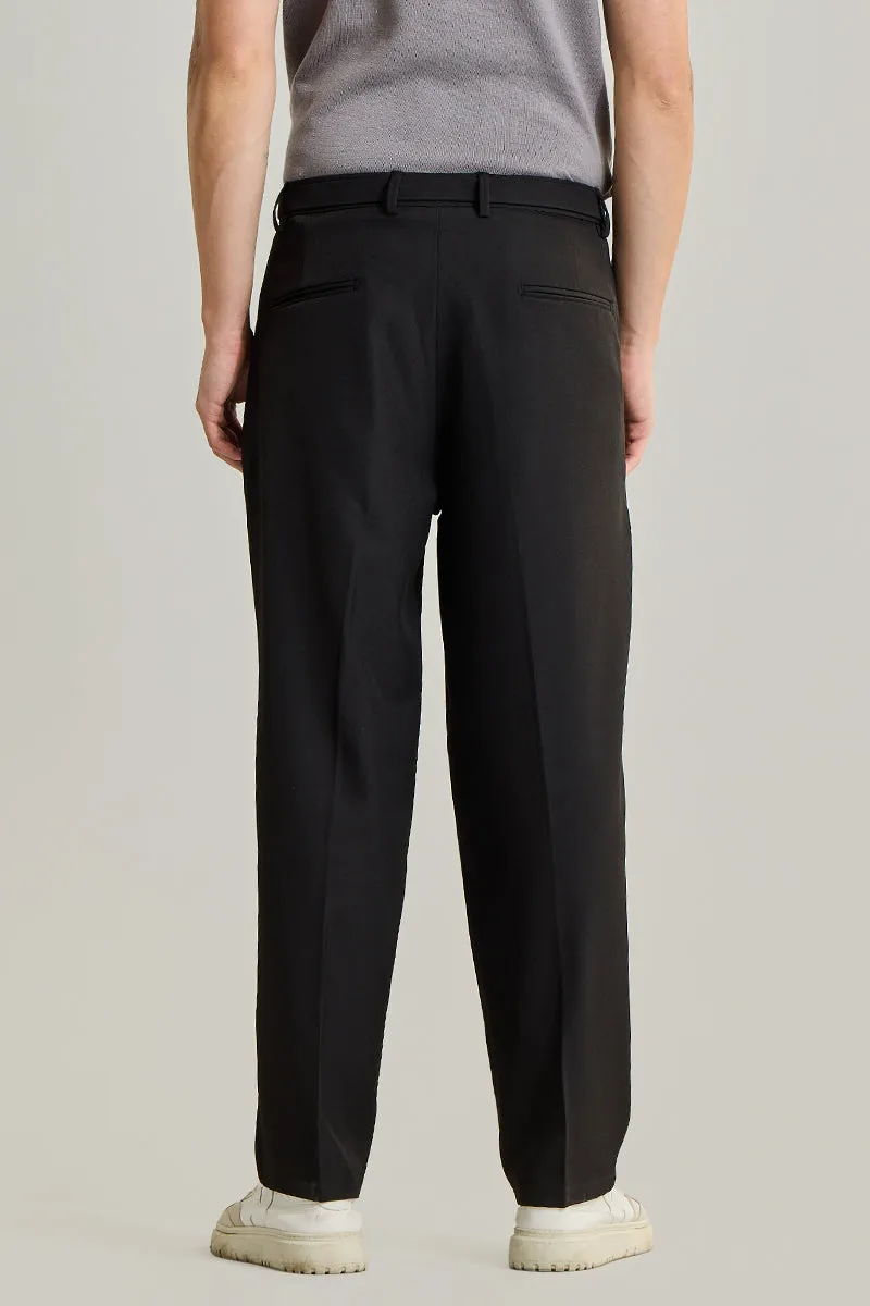 Hooked Black Korean Pant