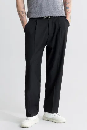 Hooked Black Korean Pant