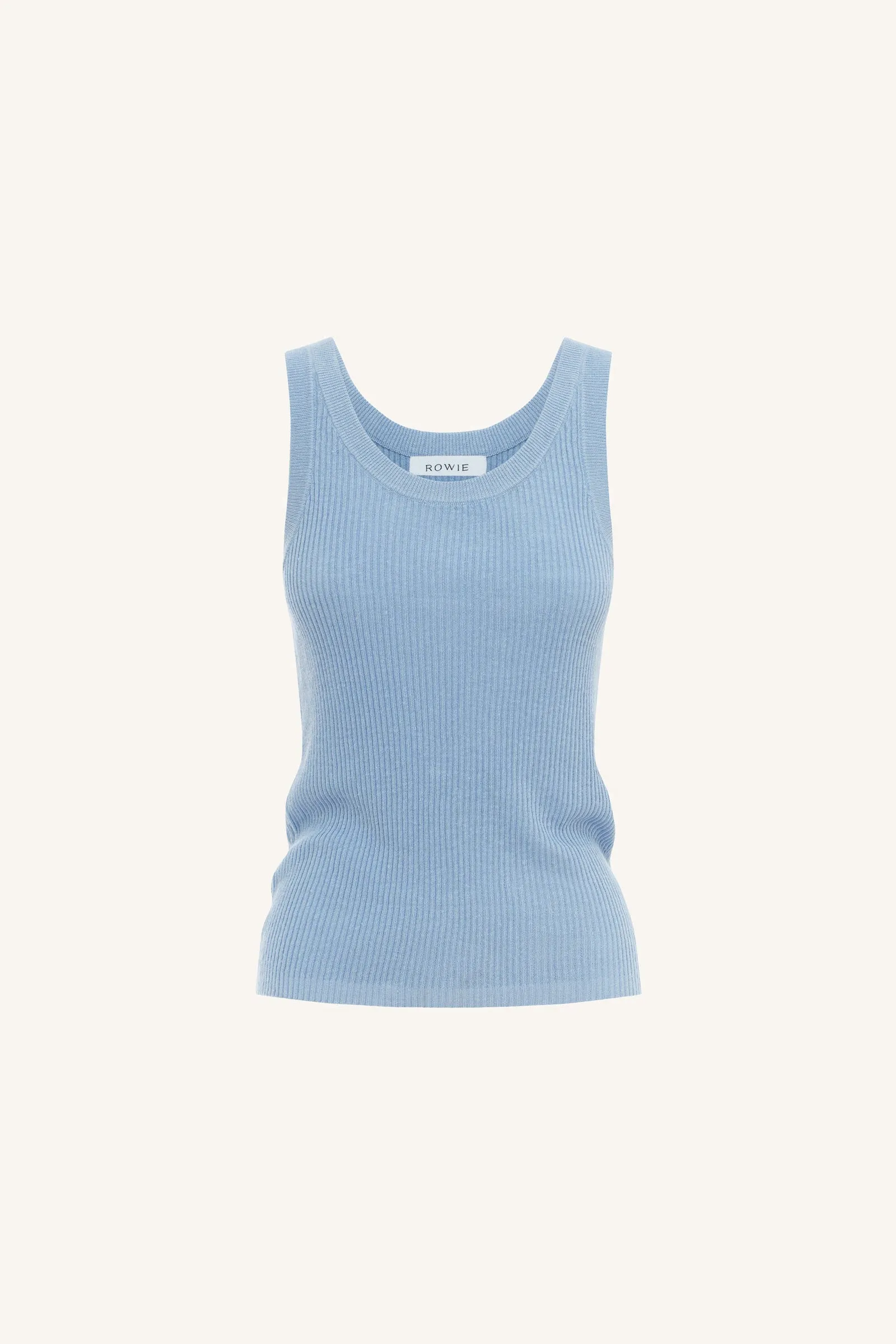 Hubert Knit Tank - Sky Blue