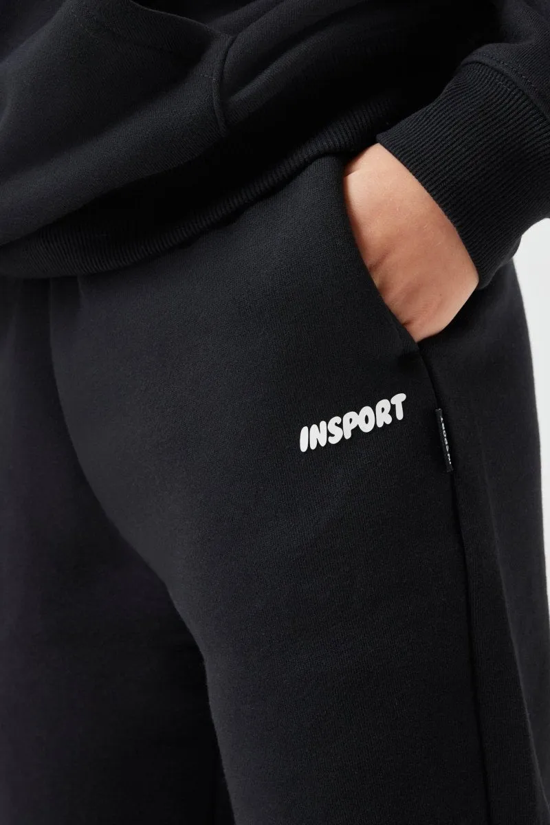 INSPORT JUNIOR FRANKIE SLIM PANT BLACK