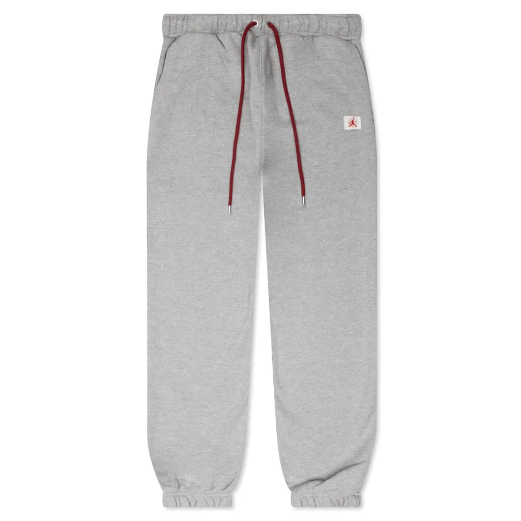 Jordan x Teyana Taylor Women’s Fleece Pants - Dark Grey Heather/Team Red