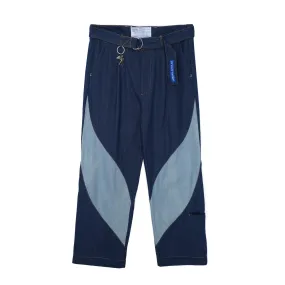 Jungles Mens Denim Slant Pants