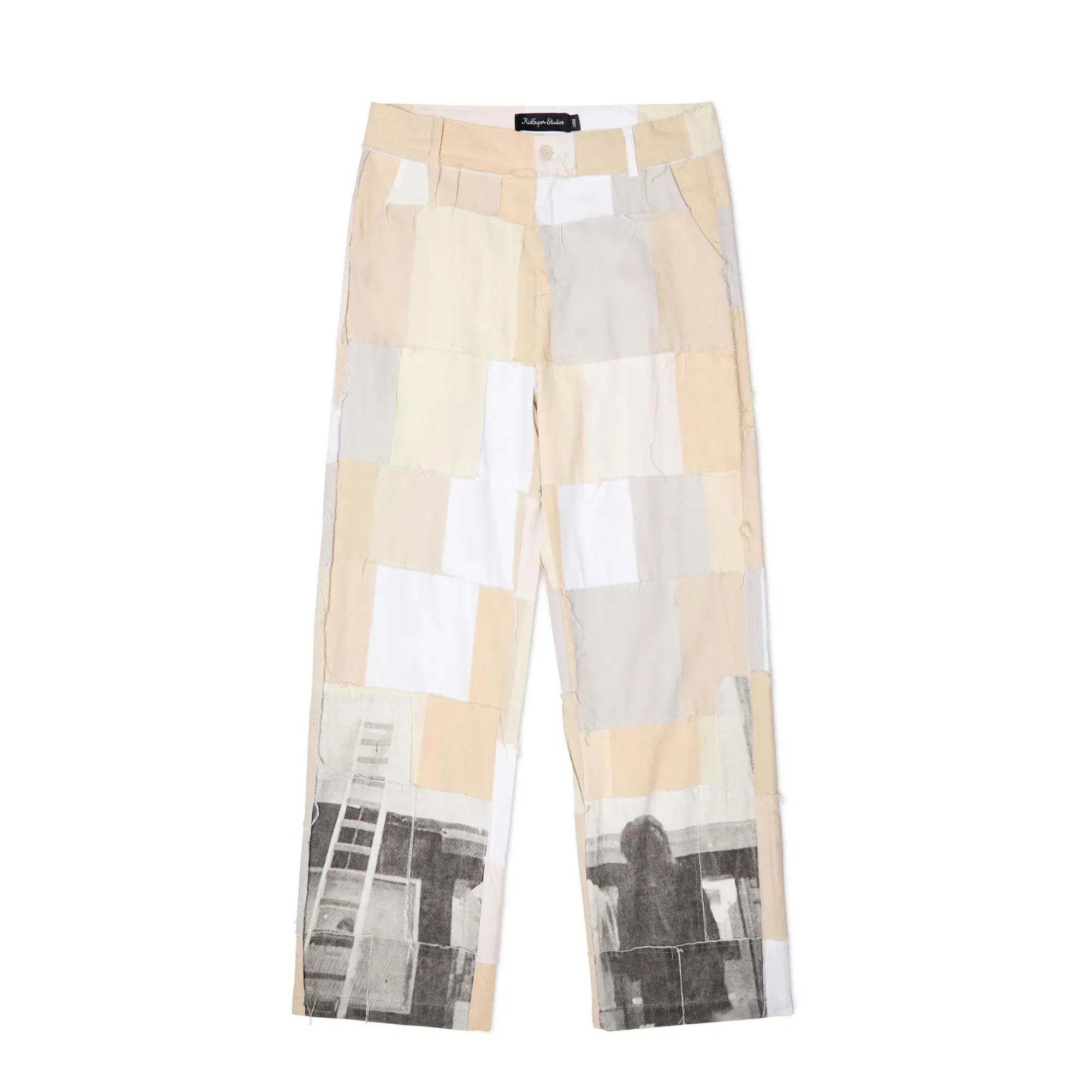 Kidsuper Mens Patchwork Pants