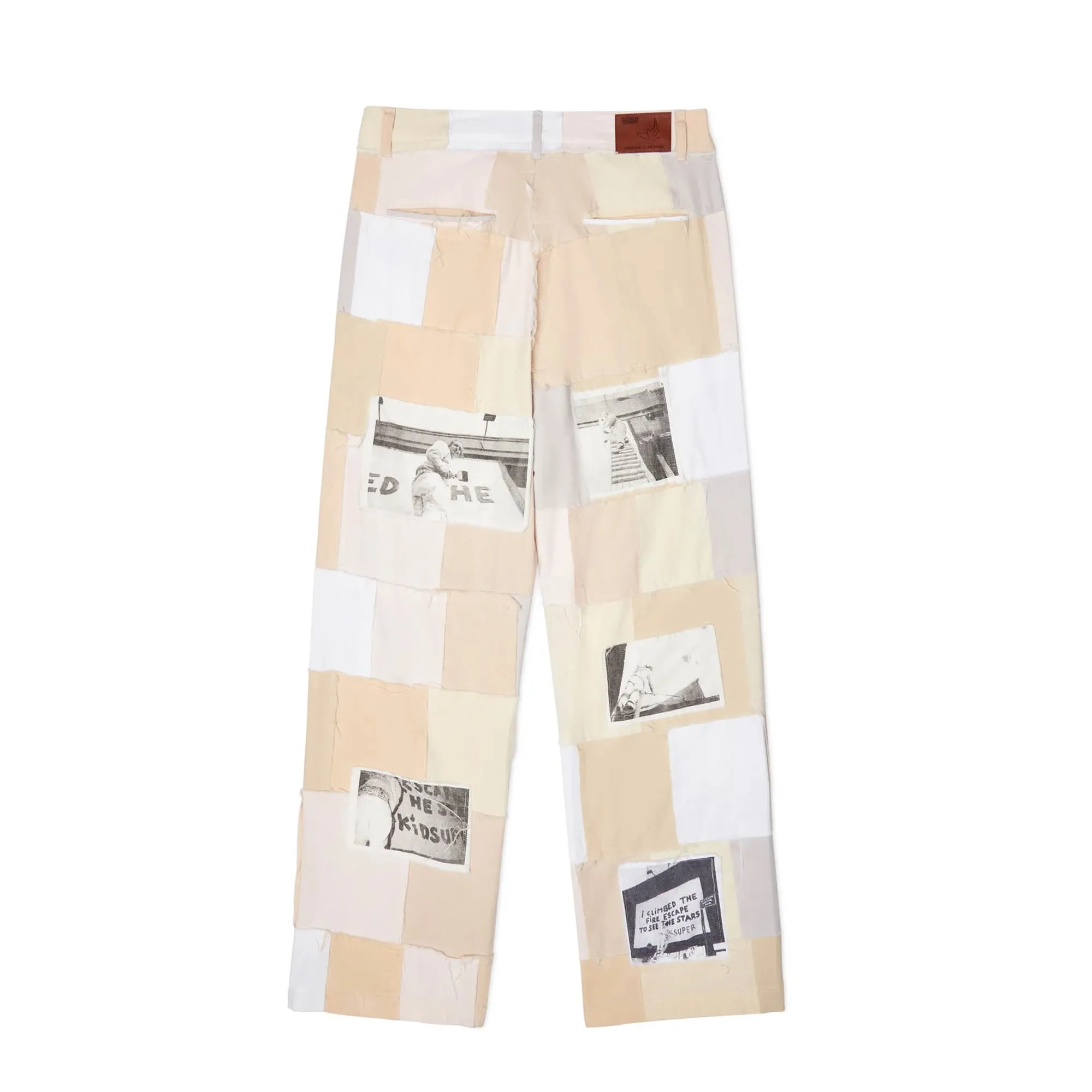 Kidsuper Mens Patchwork Pants