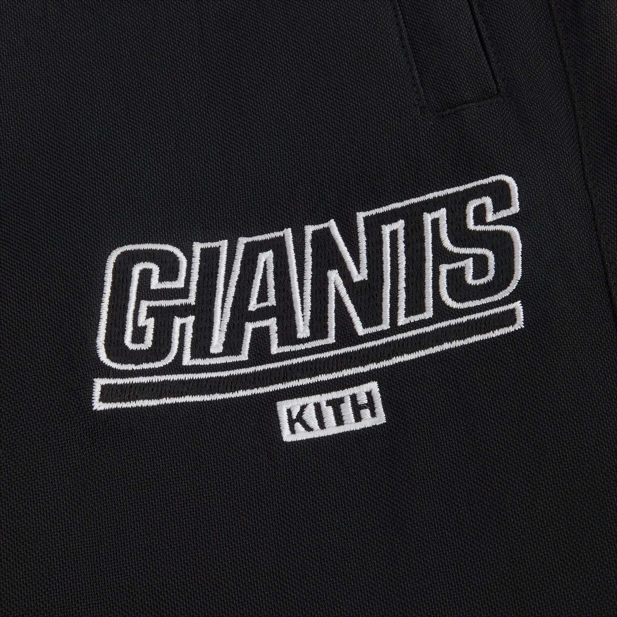 Kith for the NFL: Giants Baggy Nylon Track Pant - Black