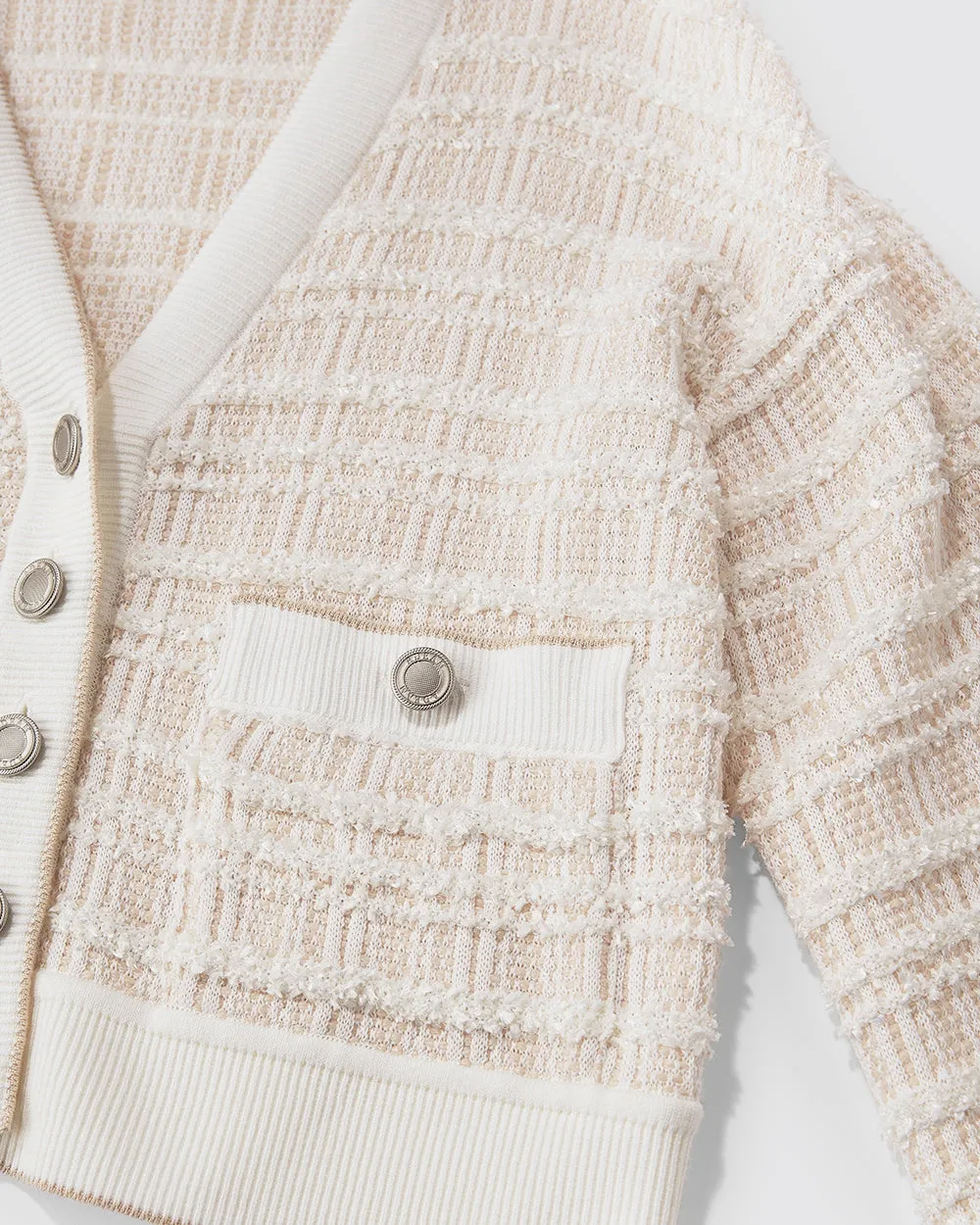 Linen Beige Kagura Cardigan