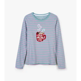 Little Blue House Women’s Holiday Cocoa Long-Sleeved Tee