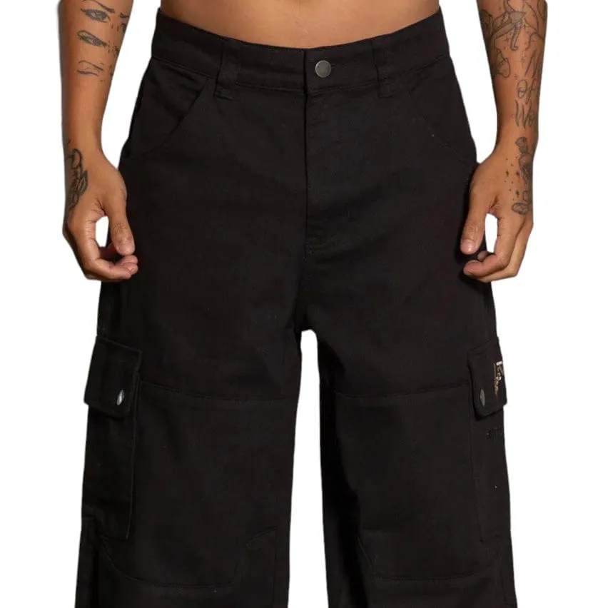 Loiter X Anti Flow Cargo Pants (Black)