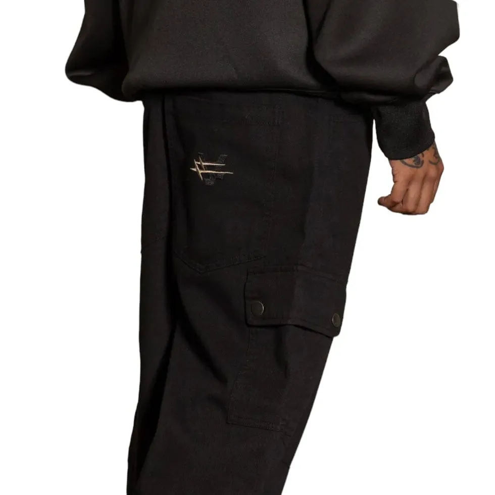 Loiter X Anti Flow Cargo Pants (Black)