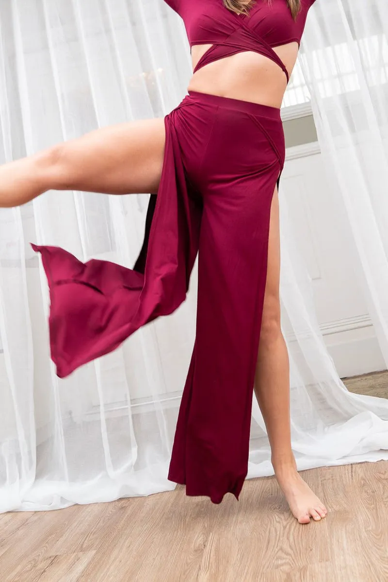 Lunalae Aster Pants - Wine