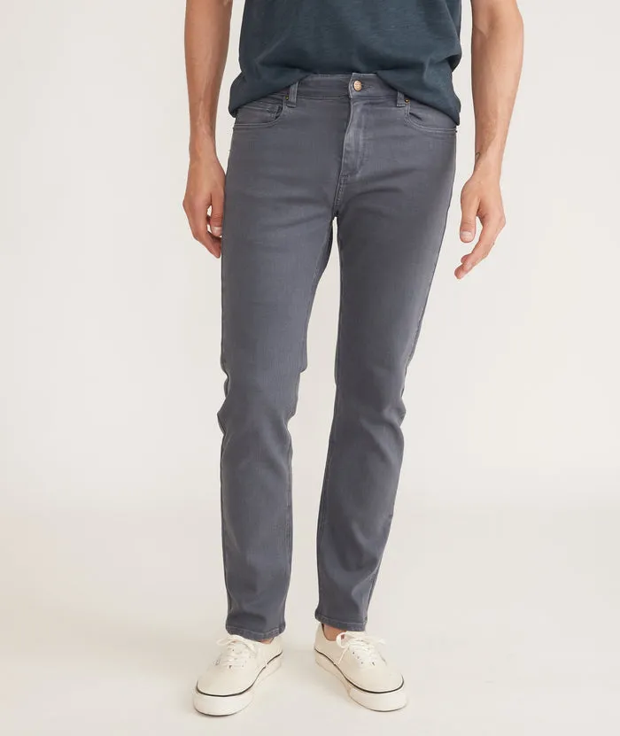 Marine Layer 5 Pocket Twill Pant- Slim Fit-midnight navy